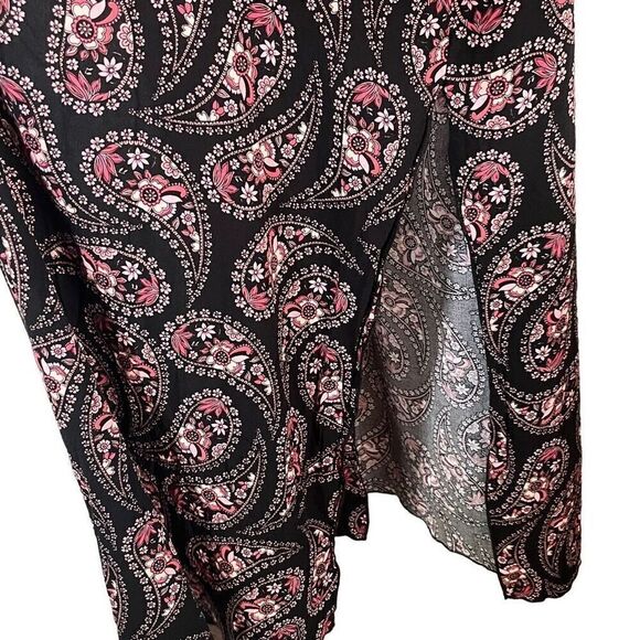 Lularoe Long Line Paisley Kimono Darker Colors XL - Picture 4 of 7